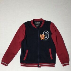 Wizarding World Harry Potter Size Youth 8-10 Varsity Knit Full Zip Jacket.
